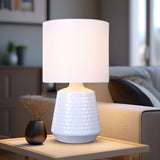 Hyde Touch Table Lamp - White Unclassified Lexi Lighting 