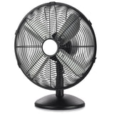 30cm Desk Fan - Black Metal Unclassified Sheffield 