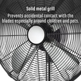 40cm Pedestal Fan - Black Metal Unclassified Sheffield 