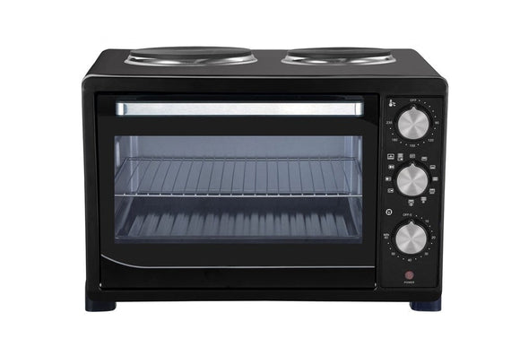 30L Mini Oven with Dual Hot Plates Unclassified Sheffield 
