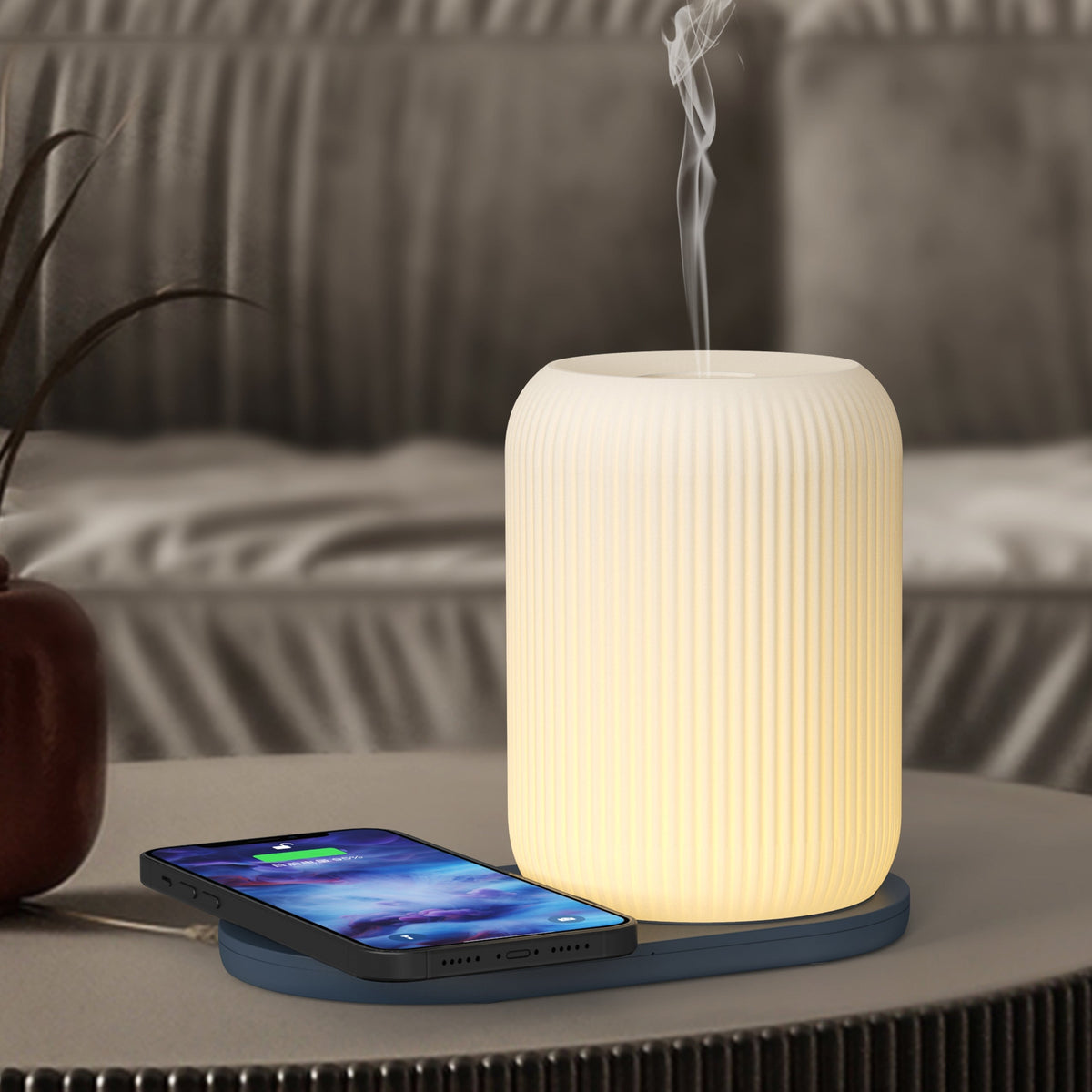 AURA Ceramic Aroma Diffuser with Charging Pad – Sheffield Appliances
